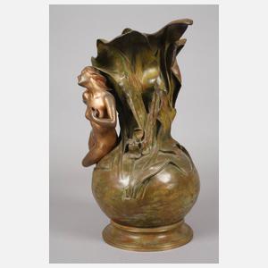 Luis Domenech, Bronzevase mit weiblichem Akt