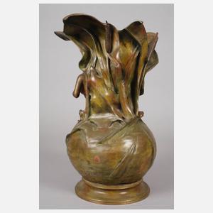 Luis Domenech, Bronzevase mit weiblichem Akt