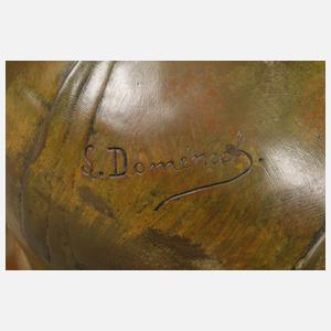 Luis Domenech, Bronzevase mit weiblichem Akt