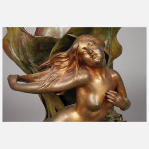 Luis Domenech, Bronzevase mit weiblichem Akt