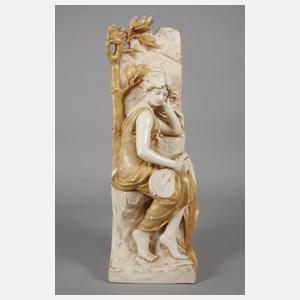 Royal Dux Böhmen Lautespielerin