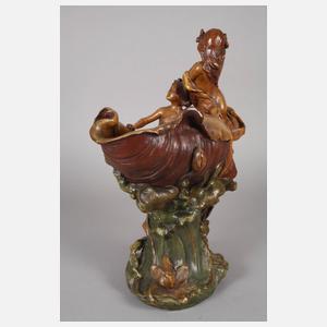 Muschelschale mit zwei Grazien,