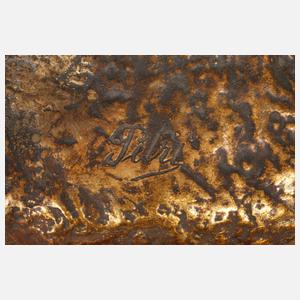 Goldscheider Wien Vase mit Amazone