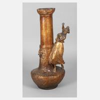 Goldscheider Wien Vase mit Amazone111