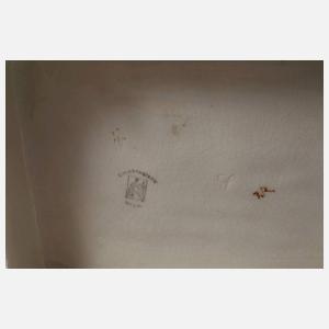 Goldscheider Wien Dame am Kaffeetisch