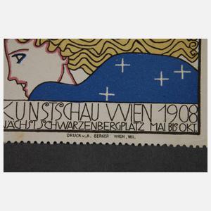 Seltene Werbevignette Wiener Werkstätte
