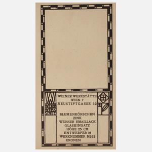 Musterkarte Wiener Werkstätte