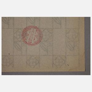 Einschlagpapier der Wiener Werkstätte