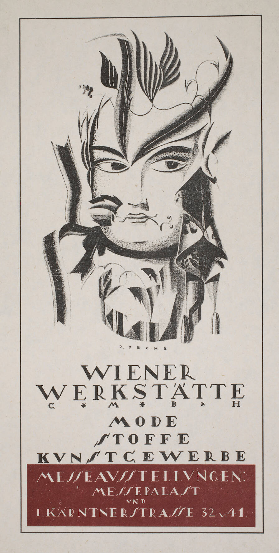 Handwerbezettel der Wiener Werkstätte