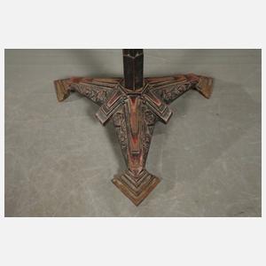 Paar Tischfüße Eisenguss