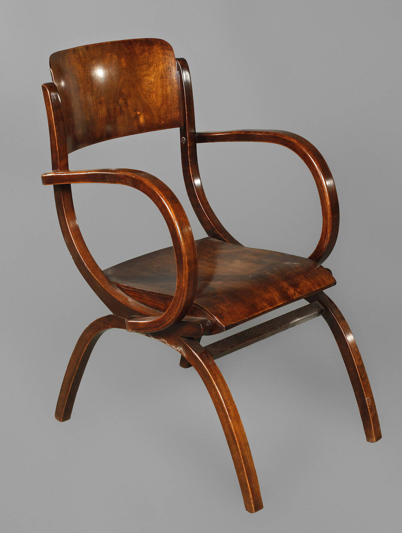 Armlehnstuhl Bugholz