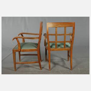 Paar Armlehnsessel Art déco