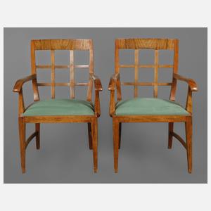 Paar Armlehnsessel Art déco