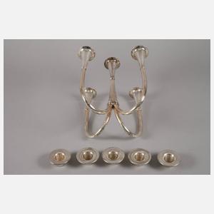 WMF Geislingen Leuchter Wilhelm Wagenfeld