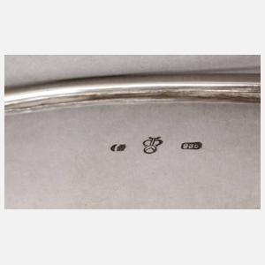 Silberschale Art déco