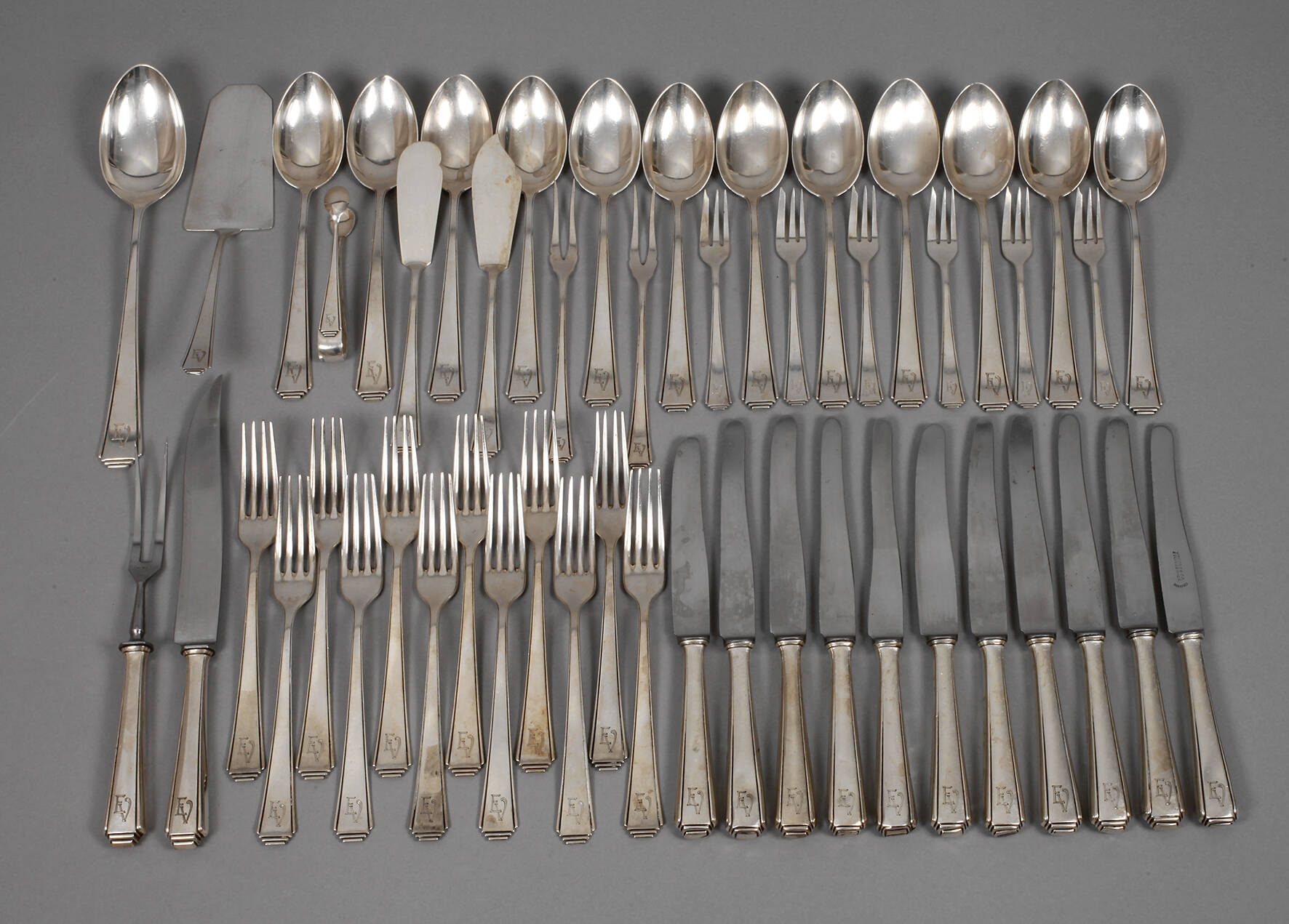 Silberbesteck Art déco