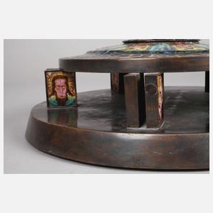 Curt Hasenohr-Hoelloff emailliertes Reliquiar