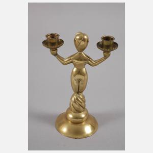 Mohr als Kerzenleuchter Art déco