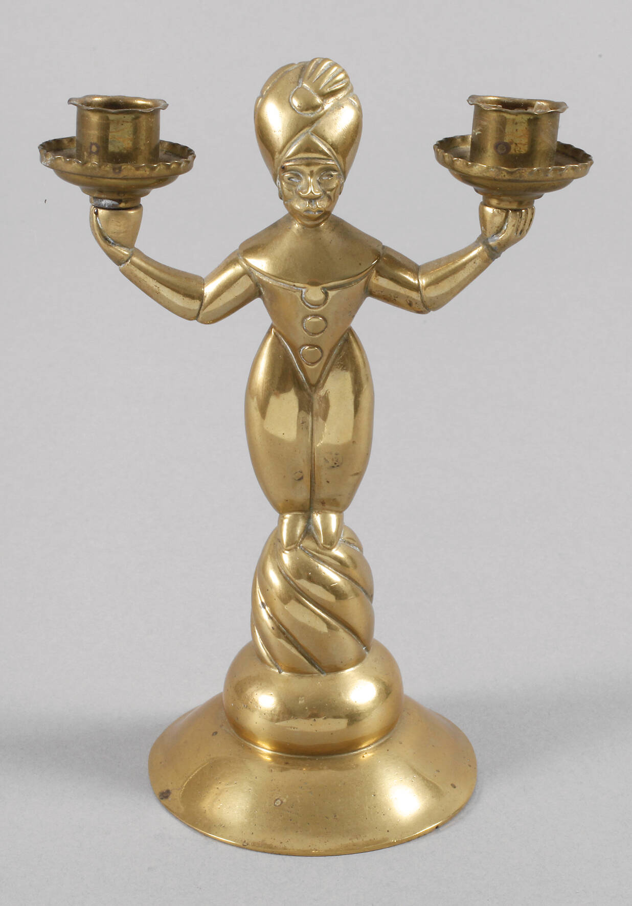 Mohr als Kerzenleuchter Art déco