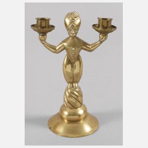 Mohr als Kerzenleuchter Art déco