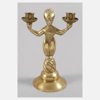 Mohr als Kerzenleuchter Art déco111