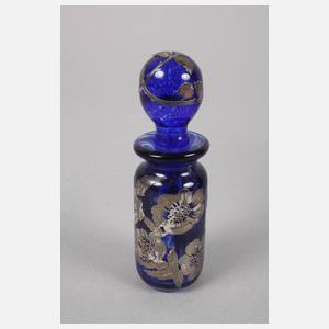 Vase und Flakon mit galvanischer Silberauflage