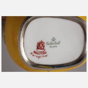 Deusch & Co. Lorch Mokkaservice mit Silberoverlay