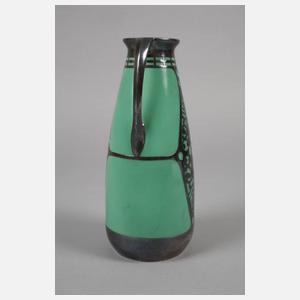 Vase mit Silberoverlay