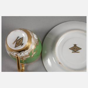 Nymphenburg Mokkatasse Art déco