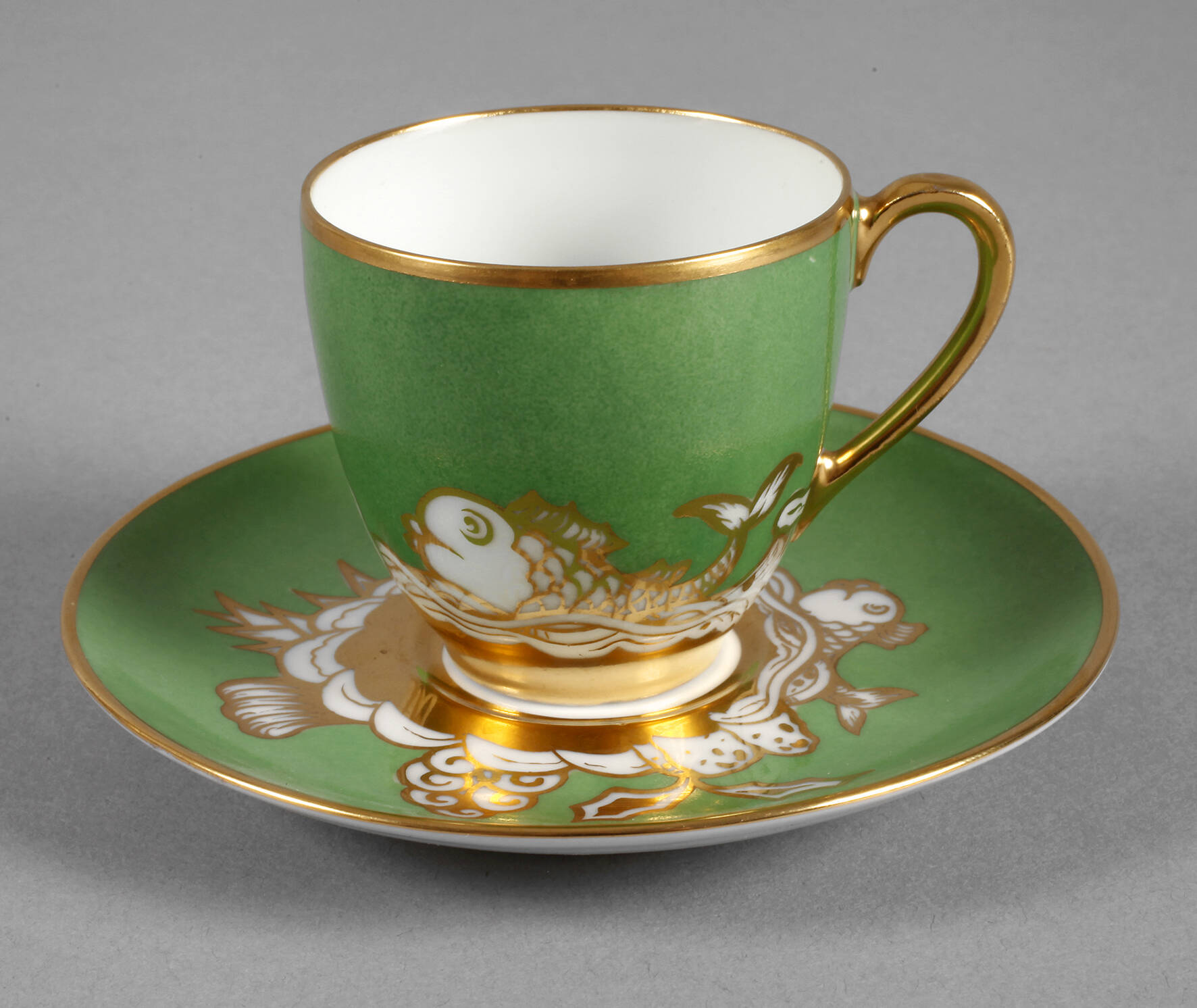 Nymphenburg Mokkatasse Art déco