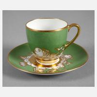 Nymphenburg Mokkatasse Art déco111