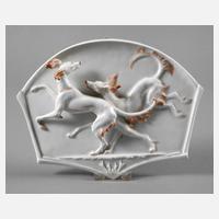 Rosenthal Reliefbild mit Hundemotiv111