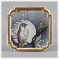 Rosenthal Wandplatte mit Eulenmotiv111