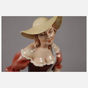 Royal Dux Tänzerin Art déco