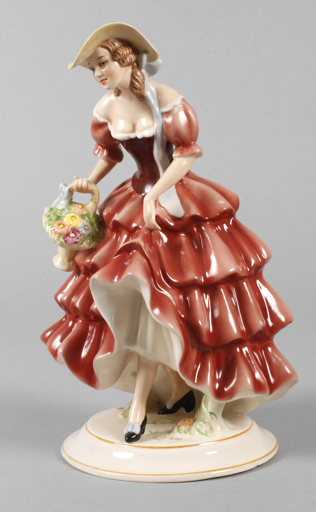 Royal Dux Tänzerin Art déco