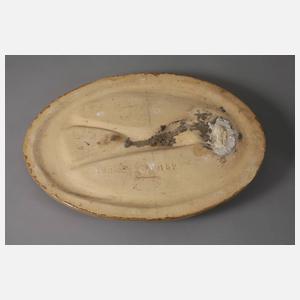 Boizenburg große Wandplatte mit Putto