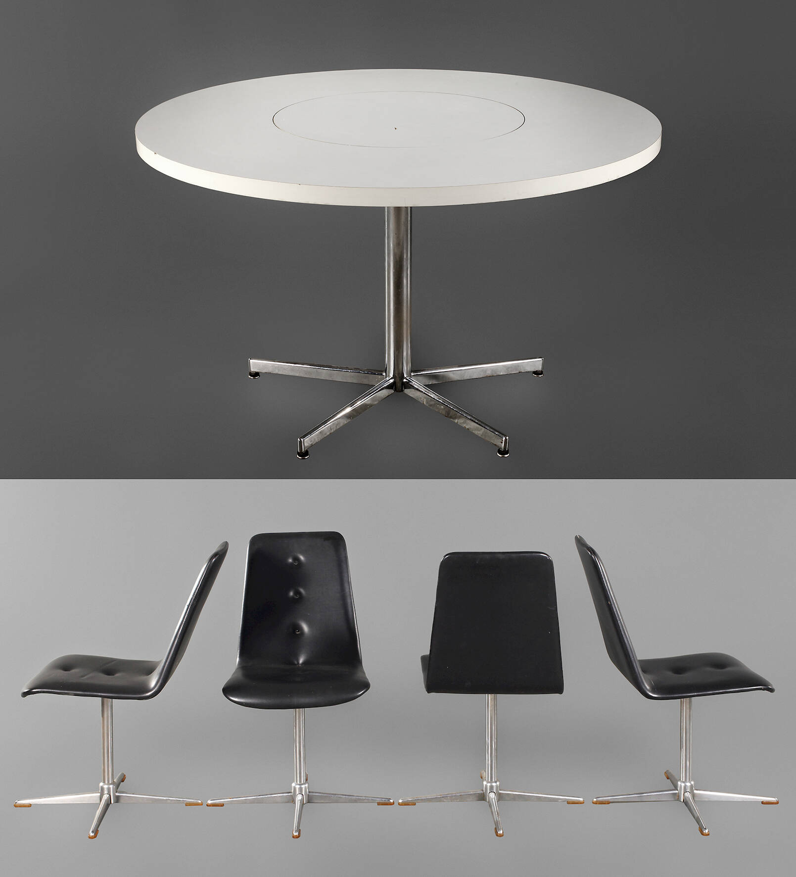 Esstisch und vier Stühle