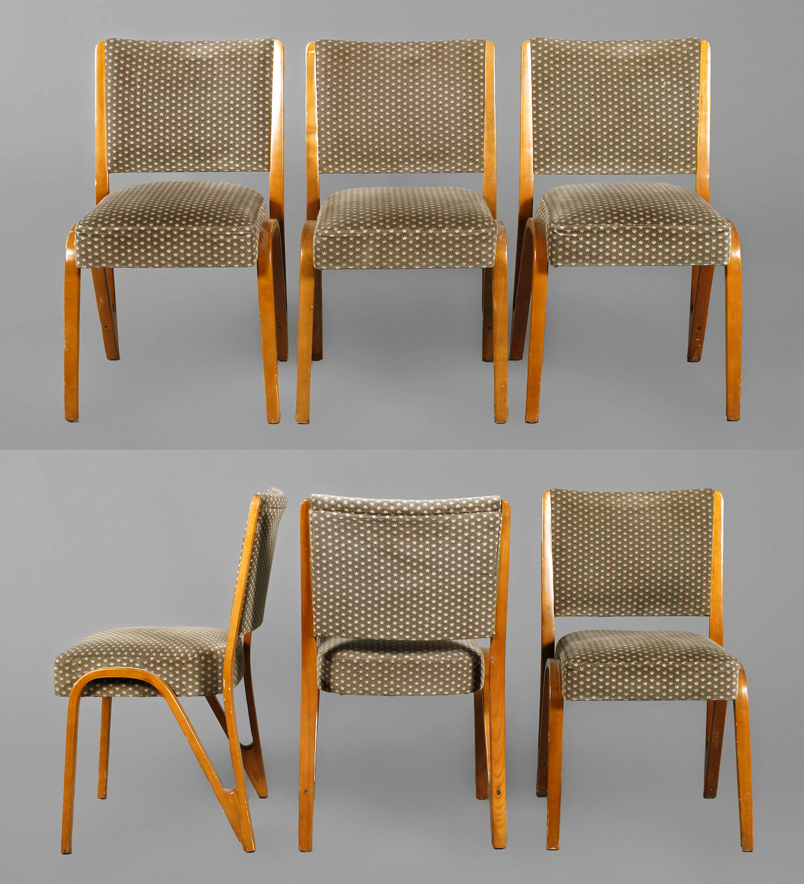 Sechs Federstühle Paul Bode