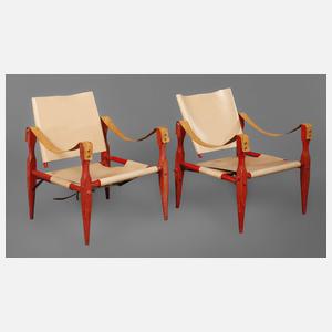 Paar Safari Chairs