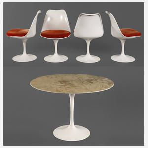 Eero Saarinen, Sitzgruppe Tulip