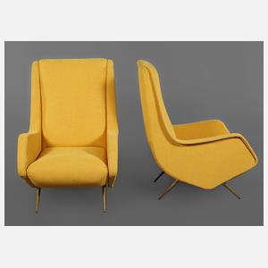 Aldo Morbelli, Paar Lounge Chairs