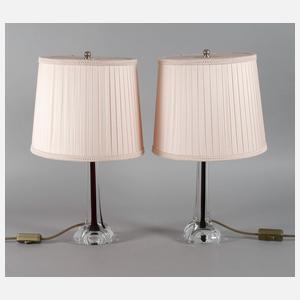 Flygsfors Schweden Paar Tischlampen