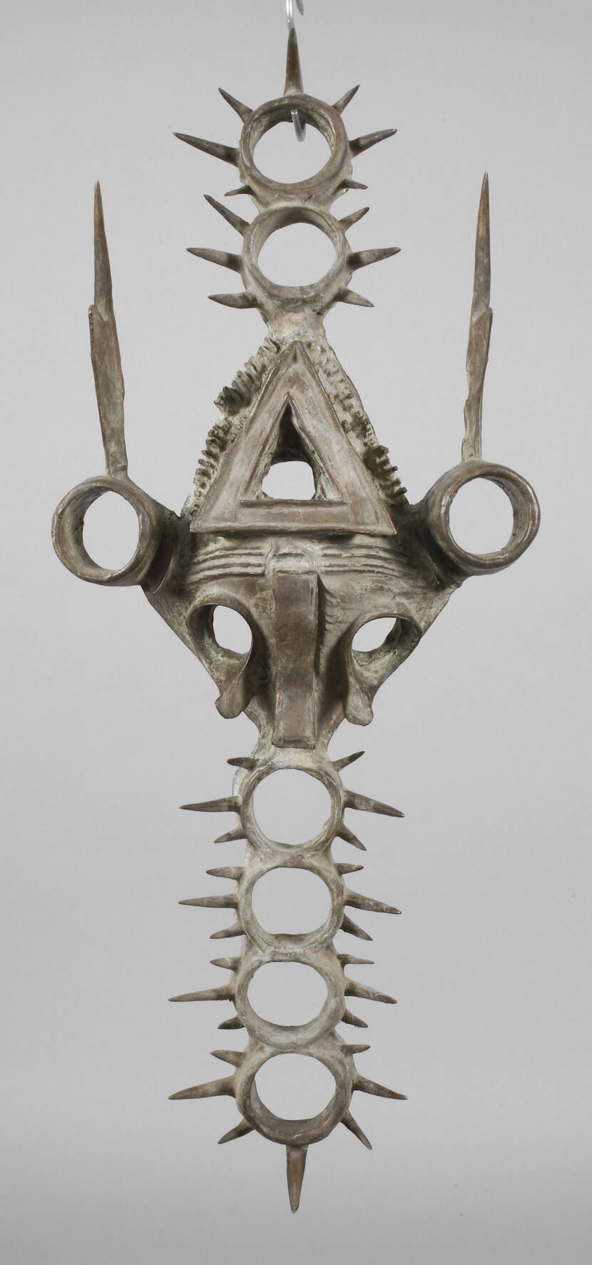 Modernes Bronzerelief