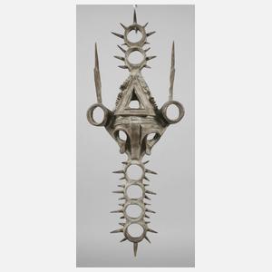 Modernes Bronzerelief