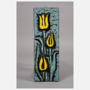 Drei moderne Wandplatten