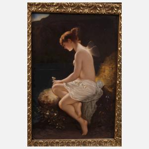 KPM Berlin Bildplatte "Psyche am Meer"