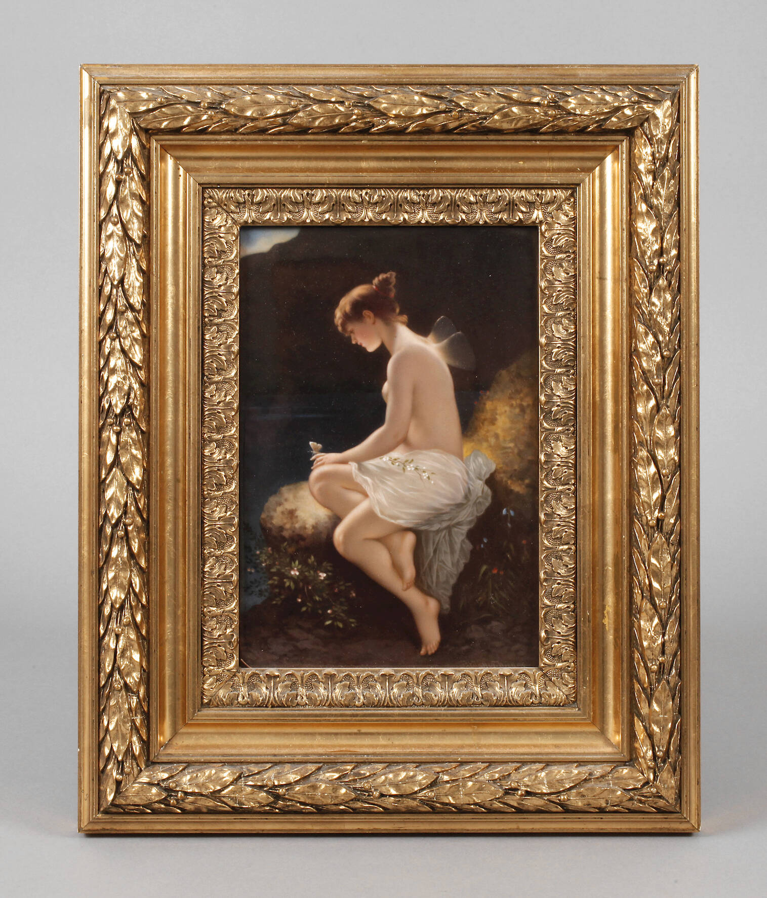 KPM Berlin Bildplatte "Psyche am Meer"