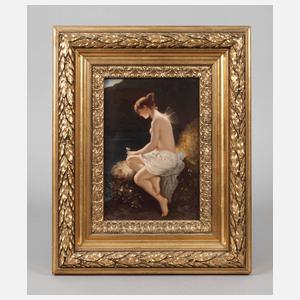 KPM Berlin Bildplatte "Psyche am Meer"