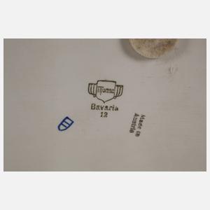 Prunk-Mokkaservice im Alt-Wiener Stil