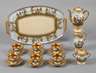 Prunk-Mokkaservice im Alt-Wiener Stil